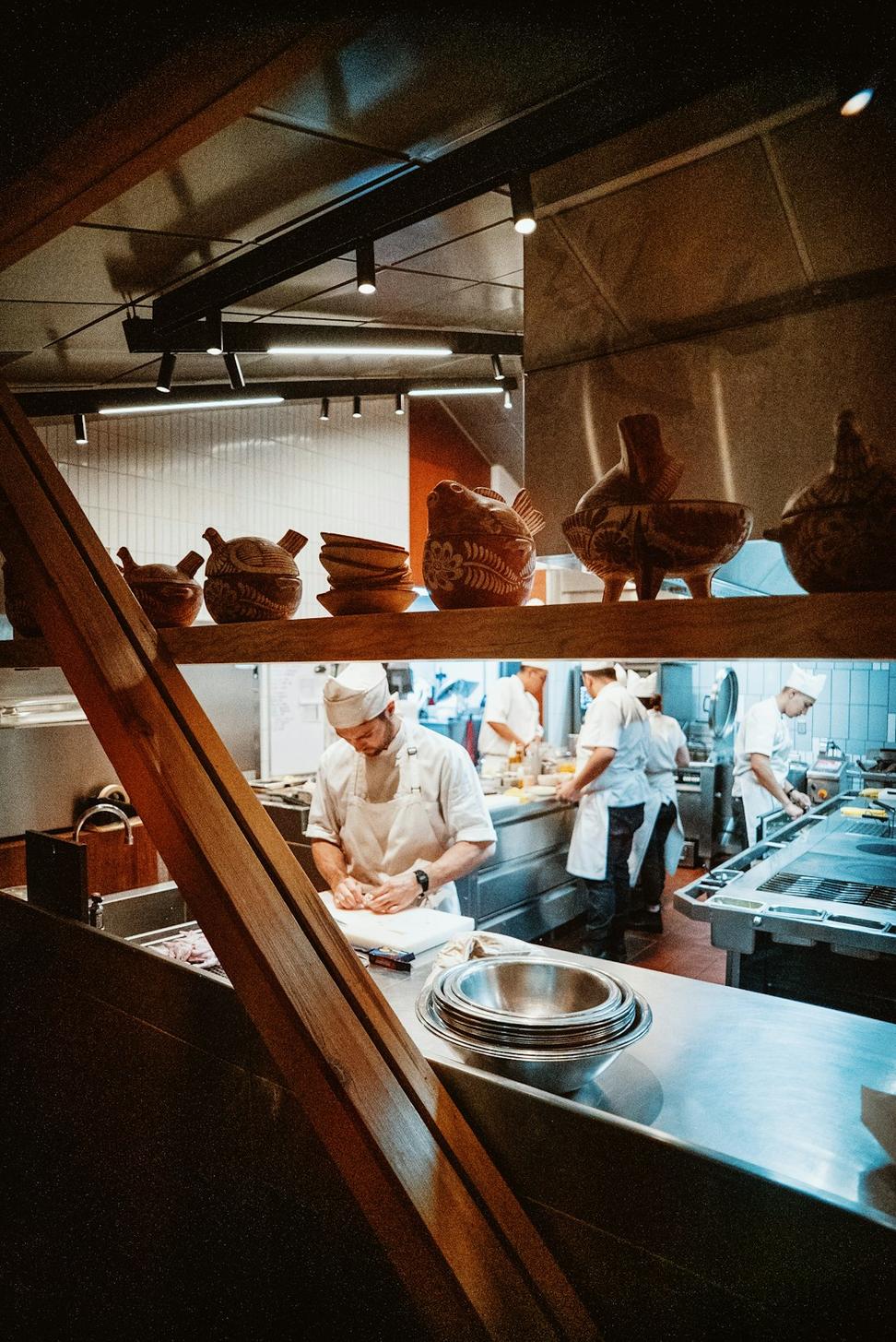 Chef Daniel in kitchen